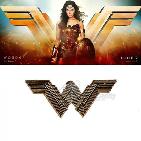 DC Wonder Woman Accessories Movie Props Zinc Alloy Badge