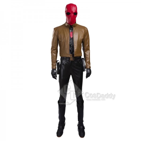 DC Comics Batman Red Hood Robin Jason Todd Cosplay Costume