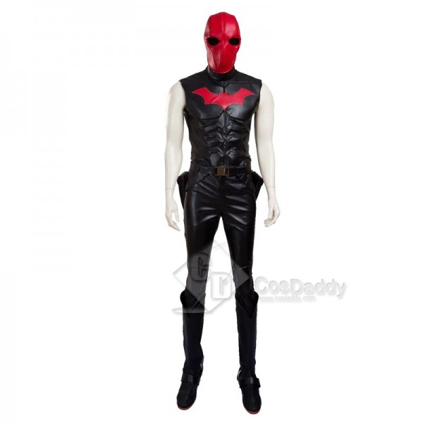 DC Comics Batman Red Hood Robin Jason Todd Cosplay Costume