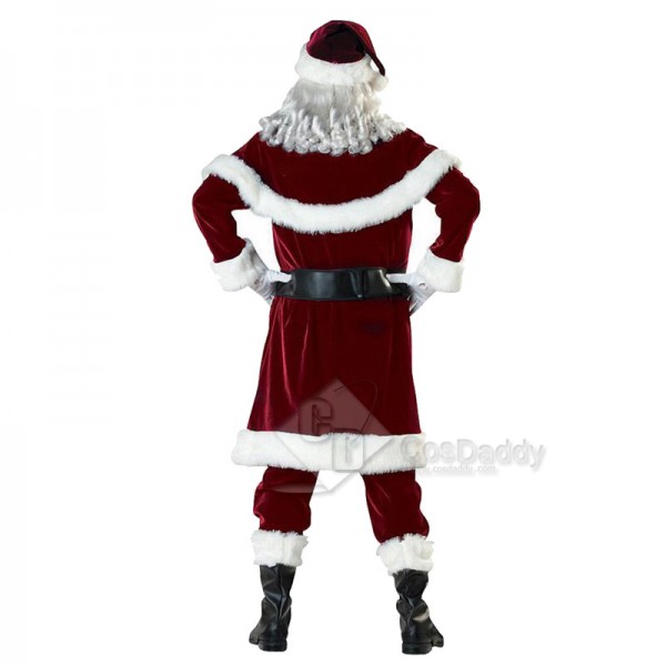 Men's Christmas Santa Claus Party Cosplay Costume