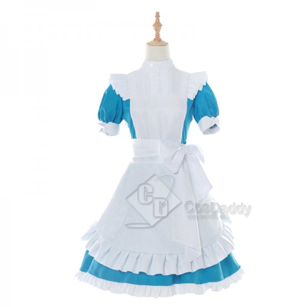 Sword Art Online Alicization Alice Maid Apron Dress Cosplay Costume