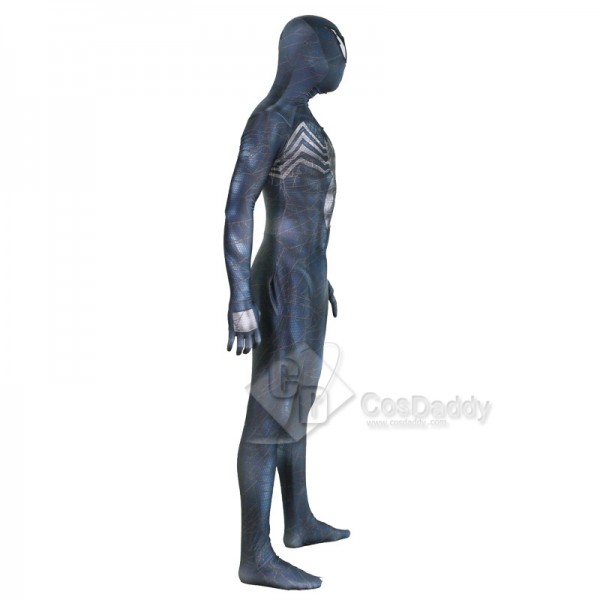 Venom Symbiote Eddie Brock Black Spider-Man Jumpsuit Cosplay Costume