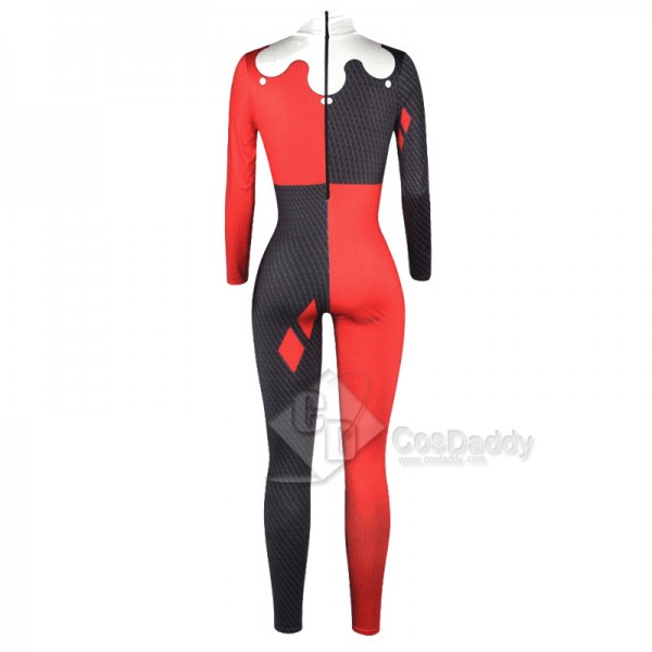 Suicide Squad Harley Quinn Jumpsuit Cosplay Costume