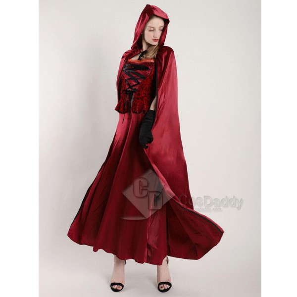 Women's Christmas Costume Little Red Riding Hood Party Costume