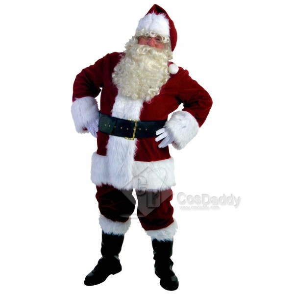 Men's Christmas Santa Claus Party Costume