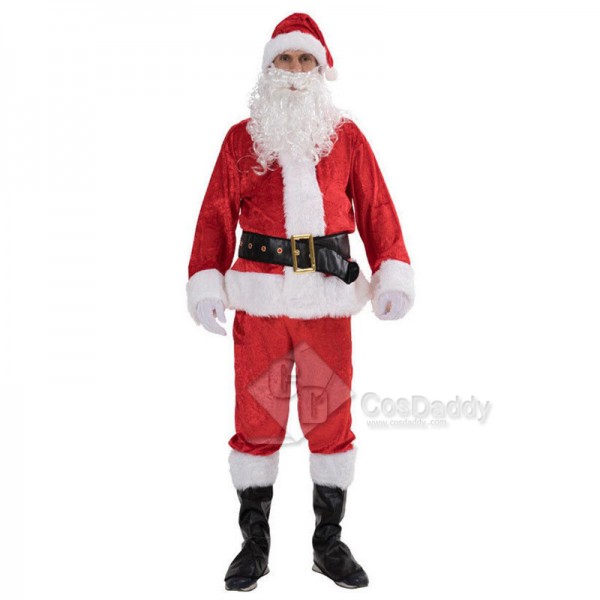 Christmas Santa Claus  Adult Men Suits Costume