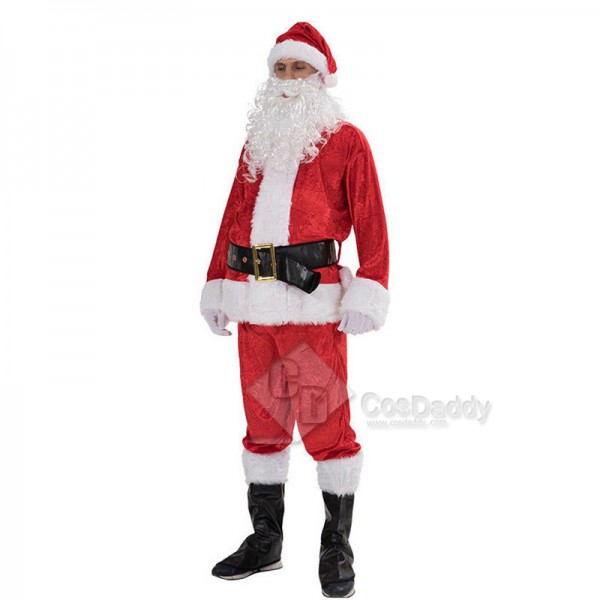 Christmas Santa Claus  Adult Men Suits Costume