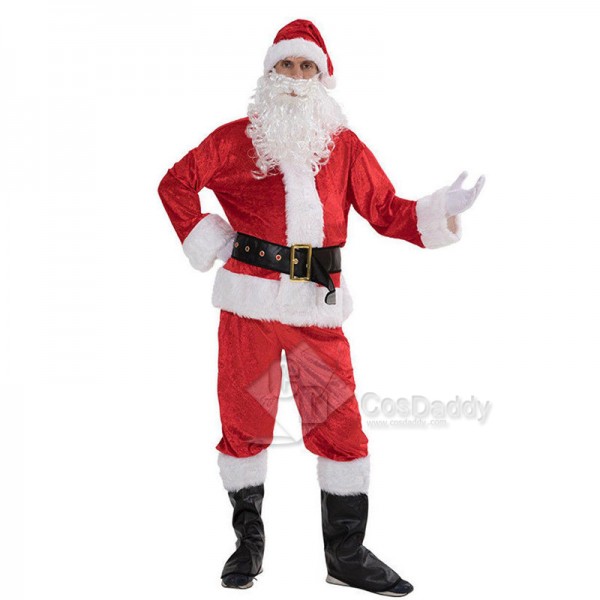 Christmas Santa Claus  Adult Men Suits Costume