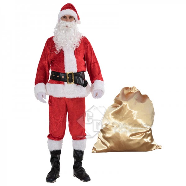 Christmas Santa Claus  Adult Men Suits Costume