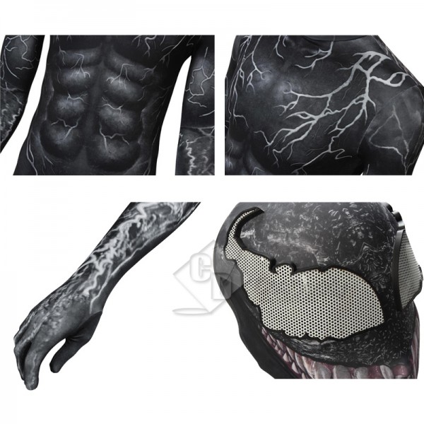 Venom Symbiote Jumpsuit Spider-Man Cosplay Costume