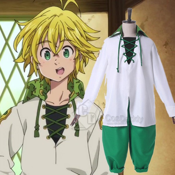 The Seven Deadly Sins Season 2 Dragon's Sin of Wrath Meliodas Cosplay Costume
