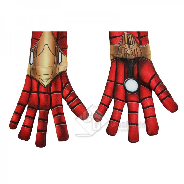 Avengers 3 Infinity War Spider-Man Peter Benjamin Parker Jumpsuit Mask Cosplay Costume