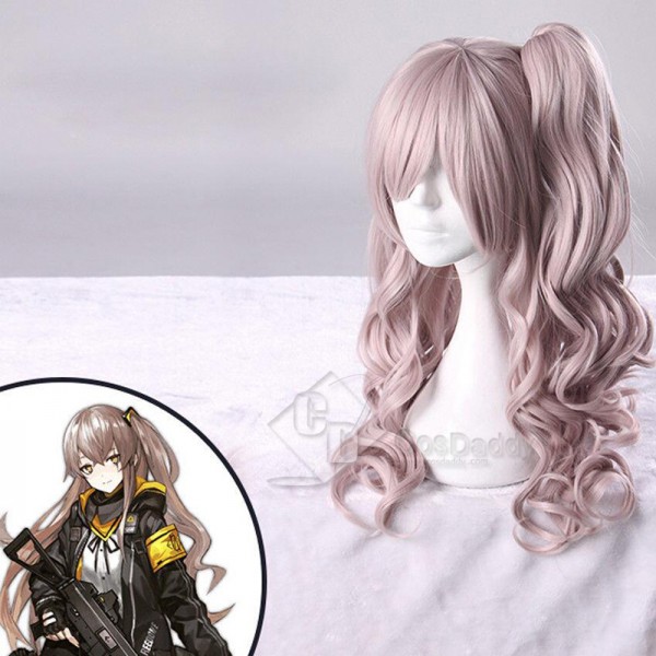 Girls Frontline ump45 ump9 Curl Wig Cosplay