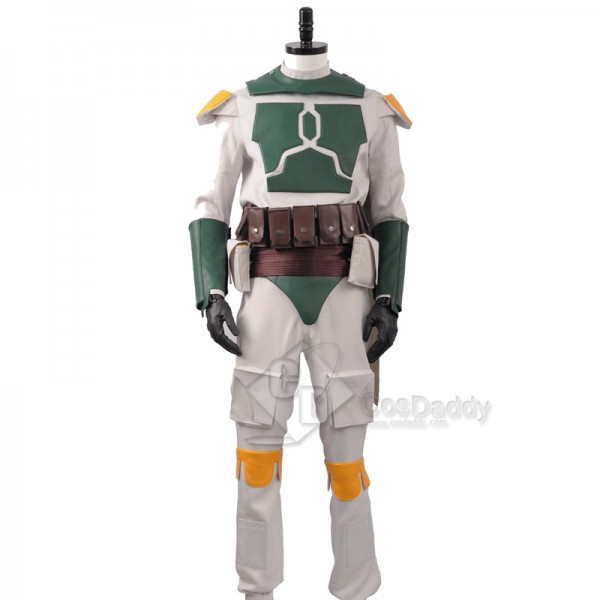 Star Wars Boba Fett Superhero Fighter Suit Cosplay Costume