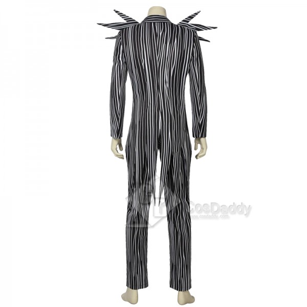 The Nightmare Before Christmas Skull Jack Skellington Stripe Suit Cosplay Costume