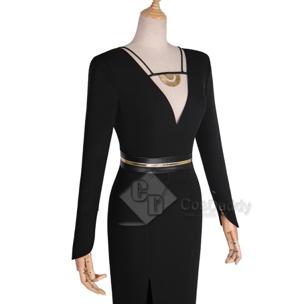 Solo A Star Wars Story Qi'Ra Black Dress Cosplay Costume