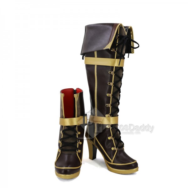 Azur Lane Jean Bart Shoes Boots Cosplay Props