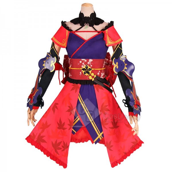 Fate Grand Order FGO Miyamoto Musashi Cosplay Costume