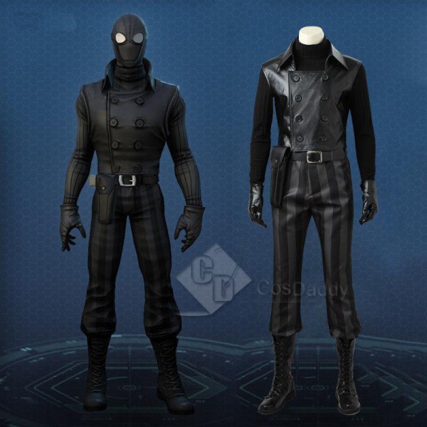 Spider-Man: Into the Spider-Verse Spiderman Noir Costume Mask Cosplay