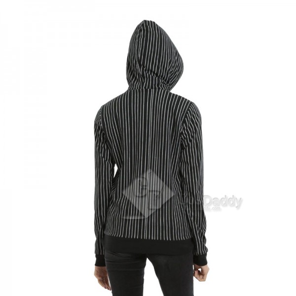 The Nightmare Before Christmas Jack Skellington Reversible Coat 3D Zipper Hoodie