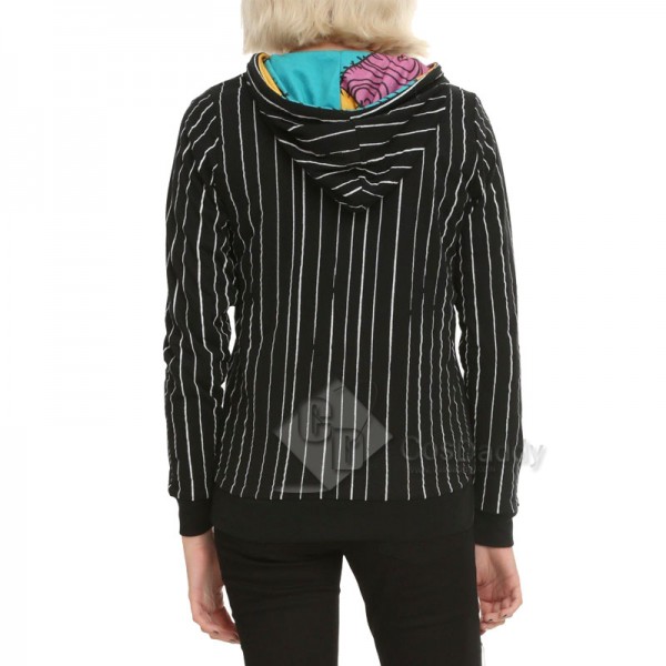 The Nightmare Before Christmas Jack Skellington Reversible Coat 3D Zipper Hoodie