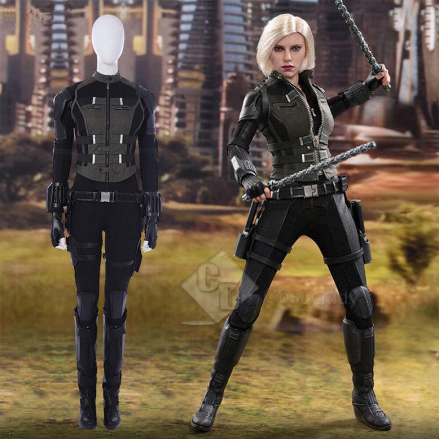 Avengers Infinity War Black Widow Cosplay Vest Halloween cosplay costume Tops 