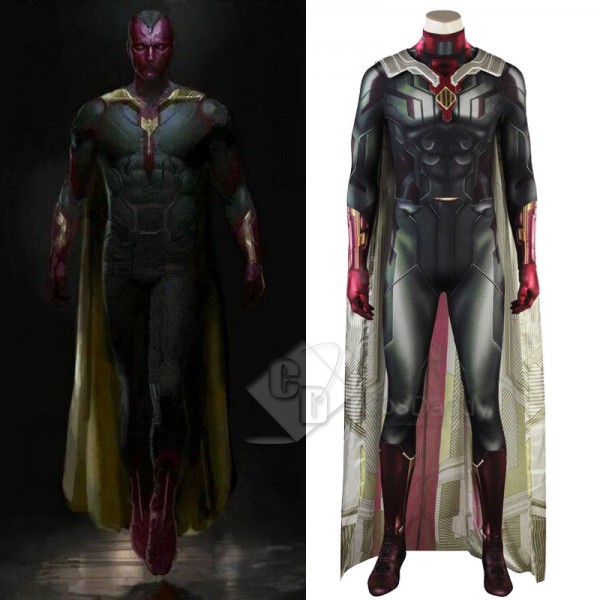 Avengers: Infinity War Superhero Vision Cosplay Cosplay Costume