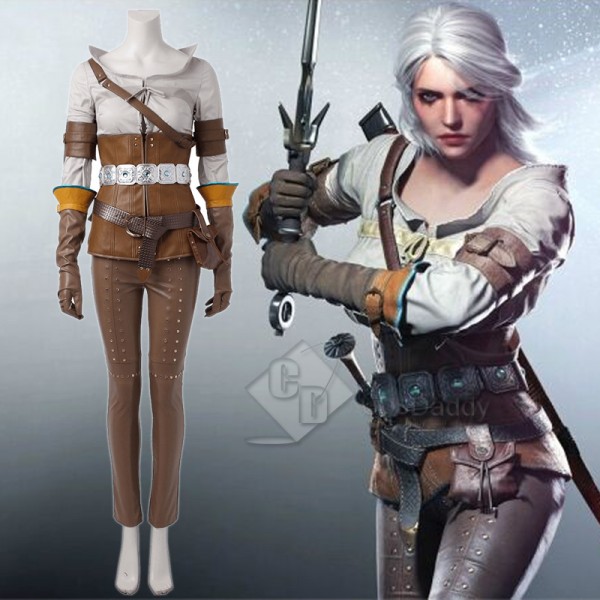 The Witcher 3: Wild Hunt Cirilla Fiona Ciri Cosplay Costume