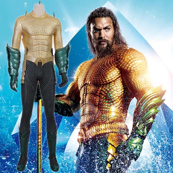Aquaman (2018) Movie Arthur Curry Cosplay Costume