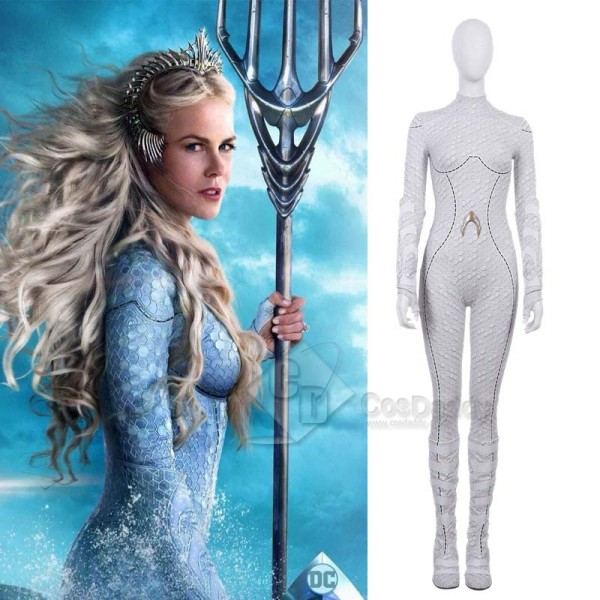 Aquaman (2018) Movie Nicole Kidman Queen Atlanna Cosplay Costume