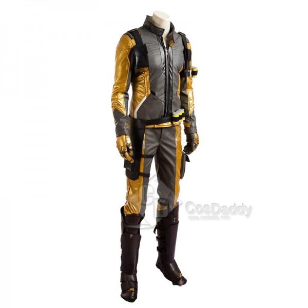 Overwatch OW Soldier 76 Cosplay Costume Gold Version