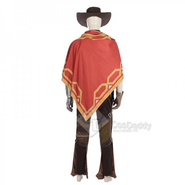 Overwatch OW Jesse Mccree Cosplay Costume