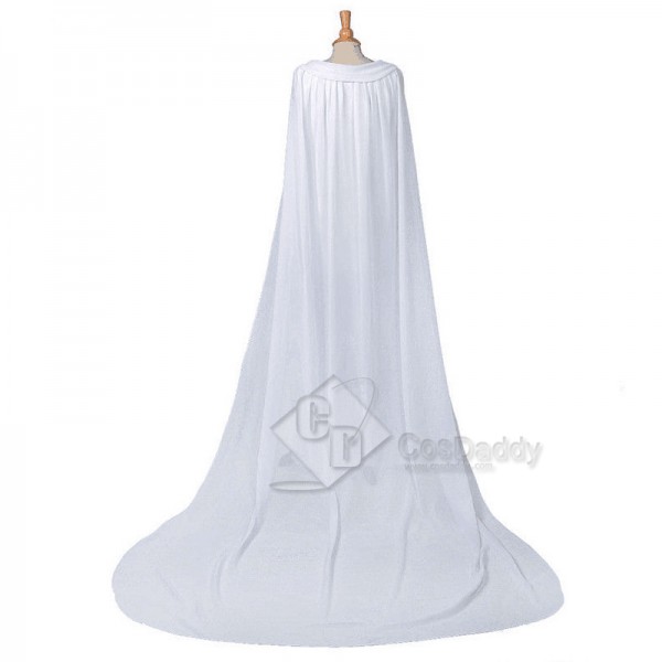 The Hobbit Galadriel White Long Dress Cosplay Costume