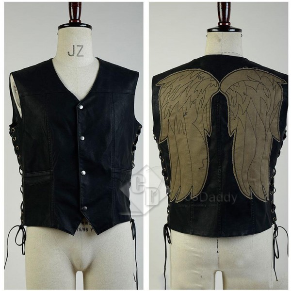 The Walking Dead Daryl Dixon Vest Jacket Cosplay Costume