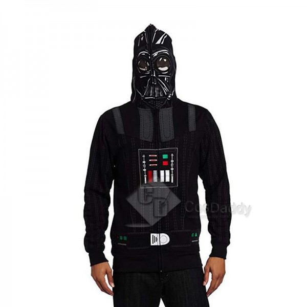 Star Wars Darth Vader And Clone Troopers Mask Zipper Hoodie Sweatshirt Cosplay Costume