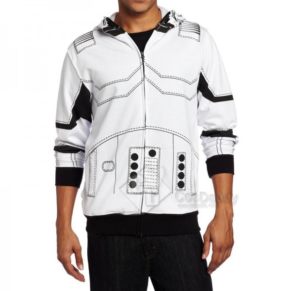 Star Wars Darth Vader And Clone Troopers Mask Zipper Hoodie Sweatshirt Cosplay Costume