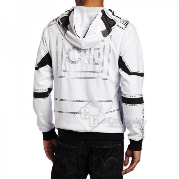 Star Wars Darth Vader And Clone Troopers Mask Zipper Hoodie Sweatshirt Cosplay Costume