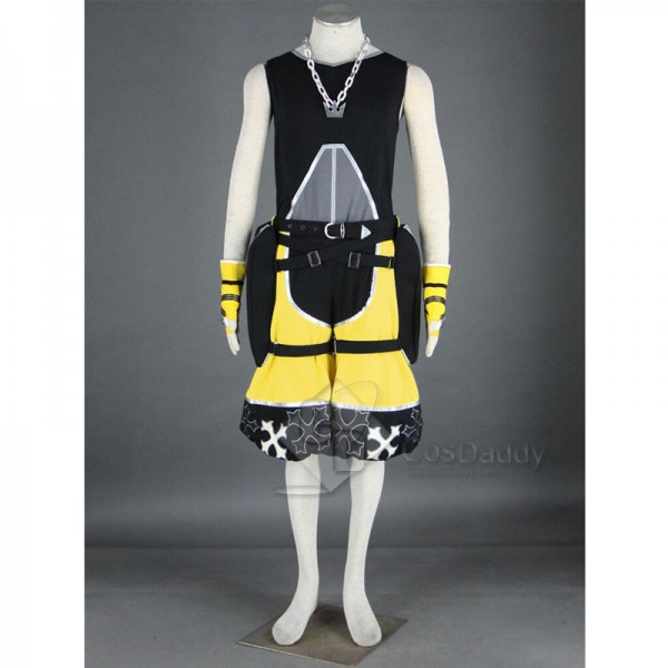 Kingdom Hearts Sora Outfit Yellow Cosplay Costume