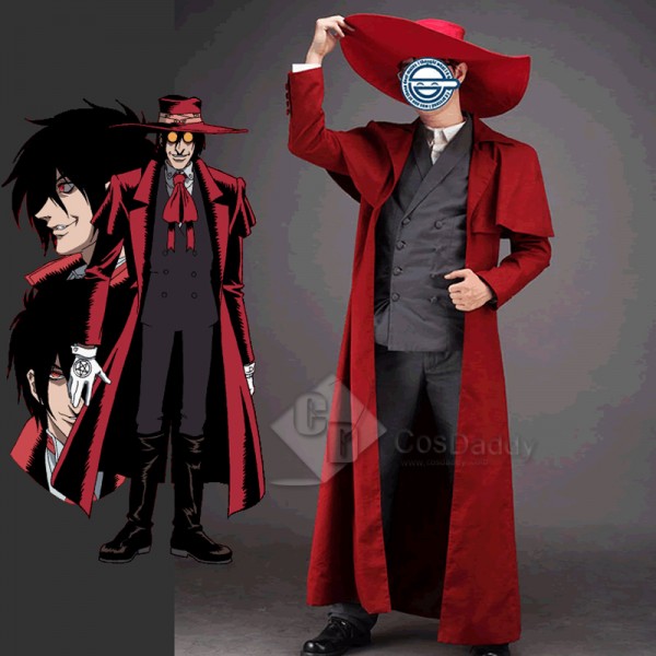 HELLSING Alucard Vampire Hunter Cosplay Costume