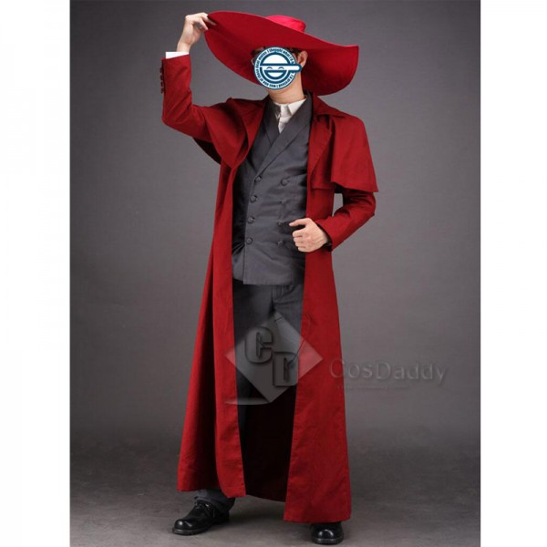 HELLSING Alucard Vampire Hunter Cosplay Costume