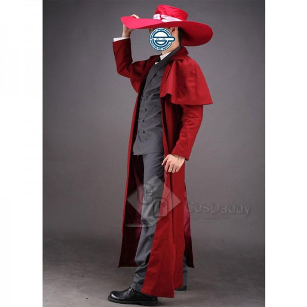 HELLSING Alucard Vampire Hunter Cosplay Costume