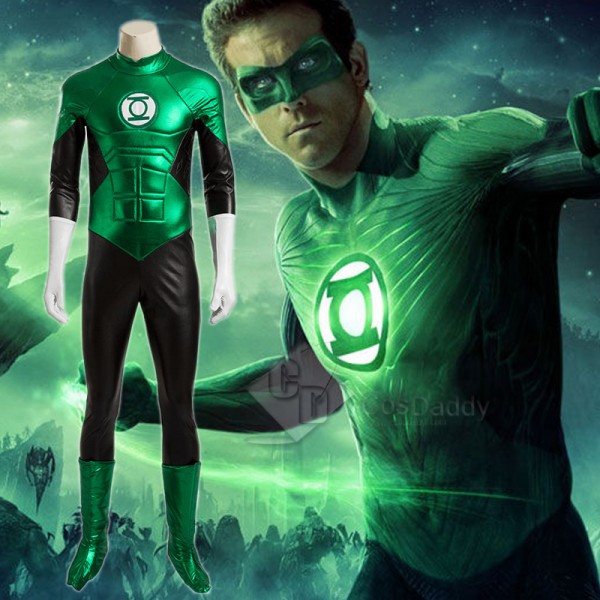 DC Green Lantern Hal Jordan Cosplay Costume