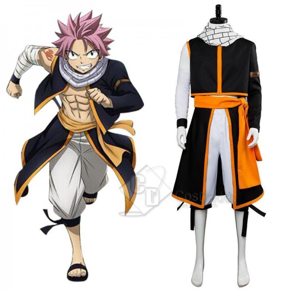 Fairy Tail Final Season Etherious Natsu Dragneel Cosplay Costume