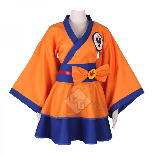 Dragon Ball Son Goku Lolita Dress Cosplay Costume