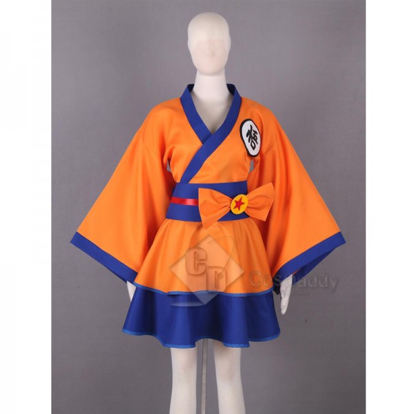 Dragon Ball Son Goku Lolita Dress Cosplay Costume