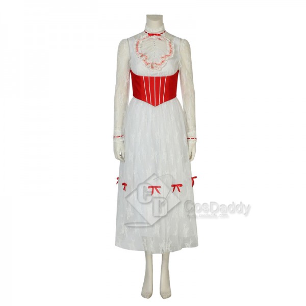 Mary Poppins Mary Jolly Dress Cosplay Costume