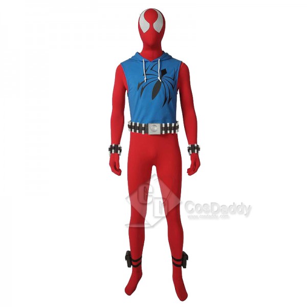 Spiderman Scarlet Spider Ben Reily Cosplay Costume