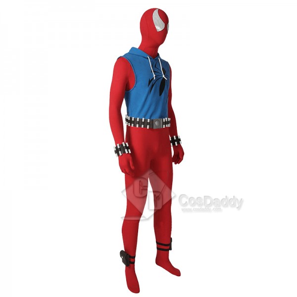 Spiderman Scarlet Spider Ben Reily Cosplay Costume