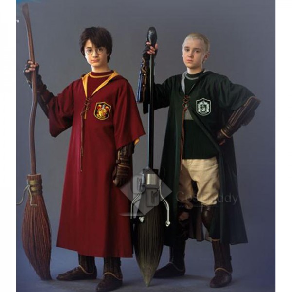 Harry Potter Quidditch Robe Boys Cape Cloak Cosplay Costume