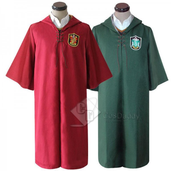 Harry Potter Quidditch Robe Boys Cape Cloak Cosplay Costume